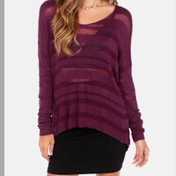 Kensie Mohair and Wool Lightweight Stripe Sweater Size XSmall - Picture 7 of 9